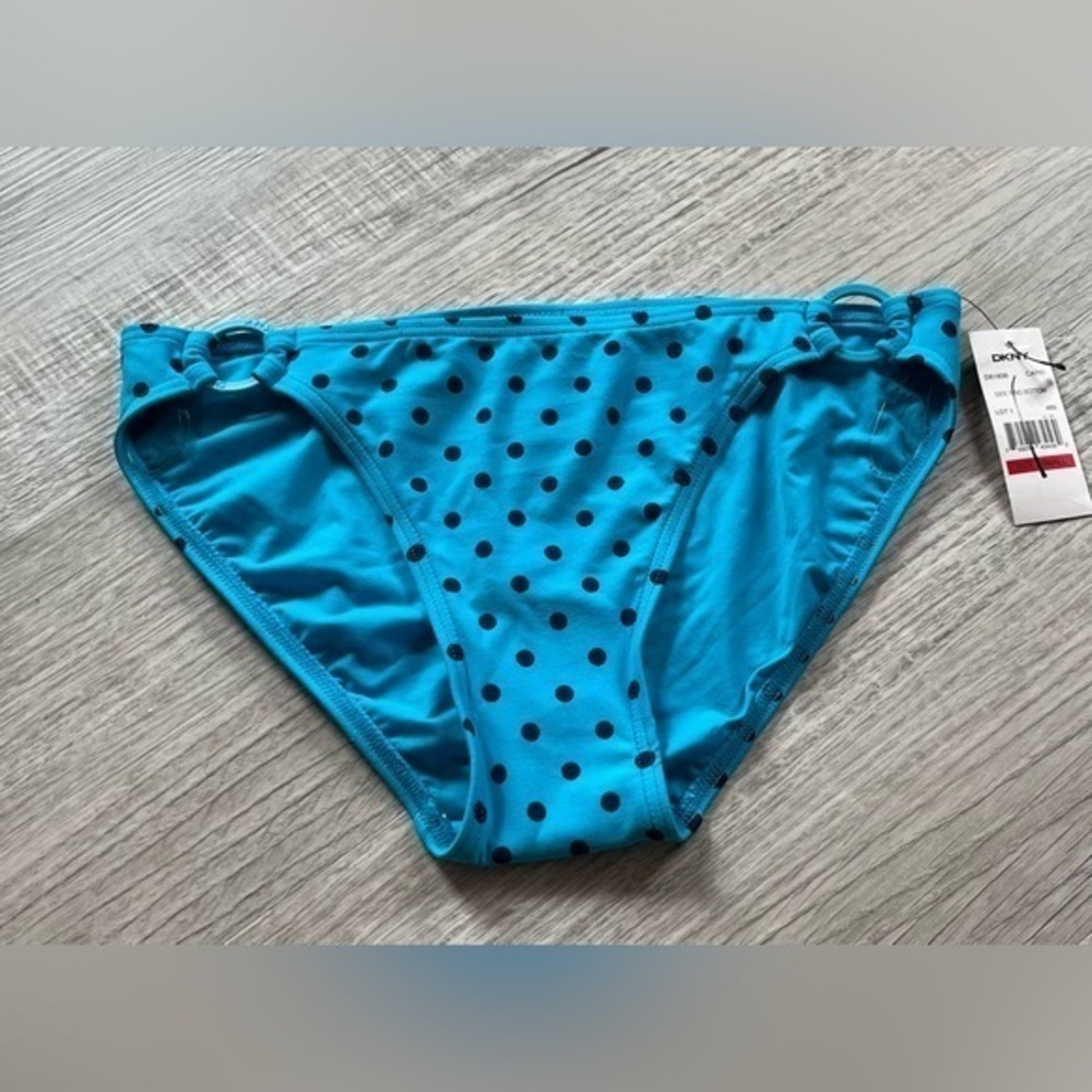 DKNY NWT side ring bikini bottom XS